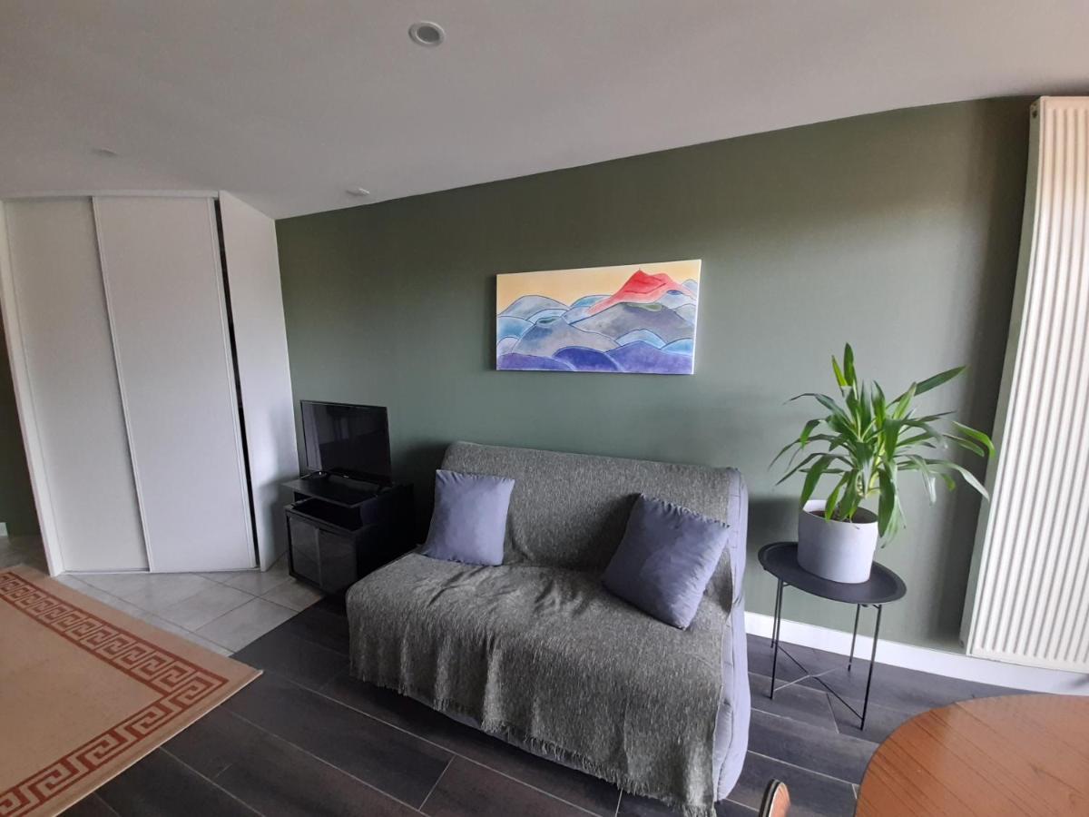 A 5 Mns Du Puy De Dome Avec Vue Imprenable Studio Rez De Jardin 24M2 Neuf A Laschamps Saint-Genes-Champanelle Ngoại thất bức ảnh
